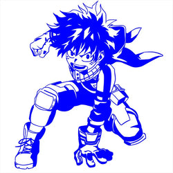 Large Anime Car Sticker Exterior Accessories Bodywork Styling Hood Decoration Automobile Parts Die Cutting PVC Vinyl Decals (ONLINE ORDER ONLY)