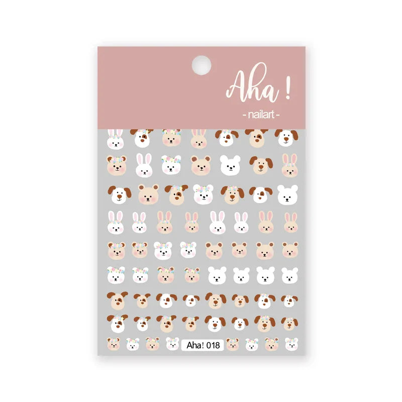 1pc 3D Cloud Moon Design Nail Art Stickers Ultra Thin Self Adhesive Nail Art Decals White Clouds Nail Art Decoration Supplies *N (Online Order Only)