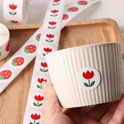500pcs/roll Cute Strawberry Reward Stickers Scrapbooking  Fruit Envelope Seal Stickers For Birthday Party Favors Baking Goods (Online Order Only)