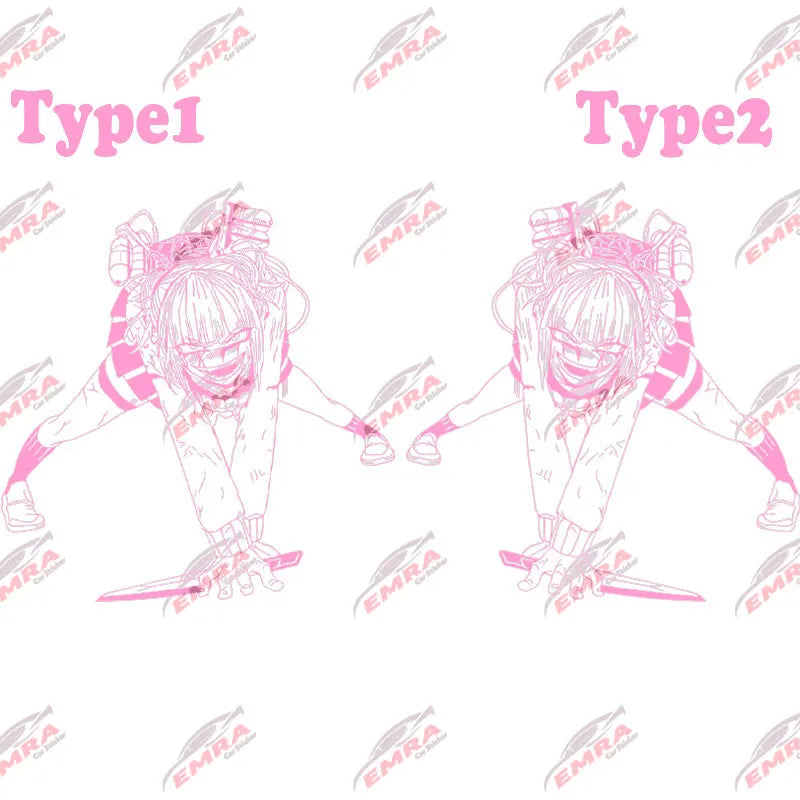 Anime Car Sticker Large Stickers External Accessories Assassin For Door Hood Decoration Style Spirit Styling PVC Vinyl Decal (ONLINE ORDER ONLY)