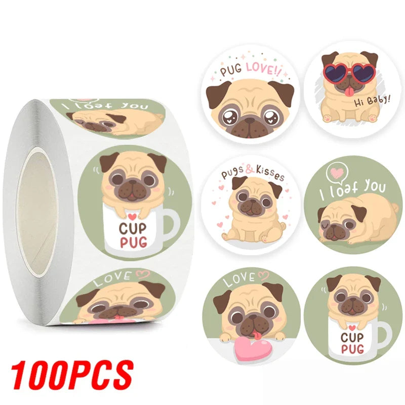 100-500pcs Cute Reward Stickers for Kids Children Kindergarten School Encouragement Students Games Toy Animals Stationery Labels (ONLINE ORDER ONLY)