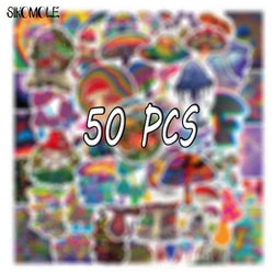 Psychedelic Mushroom Stickers 10/30/50PCS for Car, Skateboard, Phone, Laptop (ONLINE ORDER ONLY)