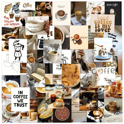 Coffee Photo Stickers for Phone Laptop Luggage Skateboard Decals 10/30/50PCS (ONLINE ORDER ONLY)