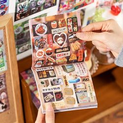 20 Sheets Retro Cut Film Sticker Book Dream Echo Series Y2K Sticker Journal Handbook Scrapbooking Kawaii Decoration Sticker Gift (ONLINE ORDER ONLY)
