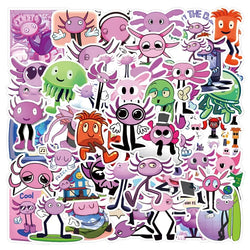 50pcs KinitoPet Cartoon Stickers for Laptop, Phone, Car, Scooter, Water Bottle, Suitcase, Refrigerator (ONLINE ORDER ONLY)