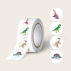 100-500Pcs Children's Cartoon Stickers Little Dinosaur Pattern Kids toy Stationery Supplies School Teacher Supplies Sticker (ONLINE ORDER ONLY)
