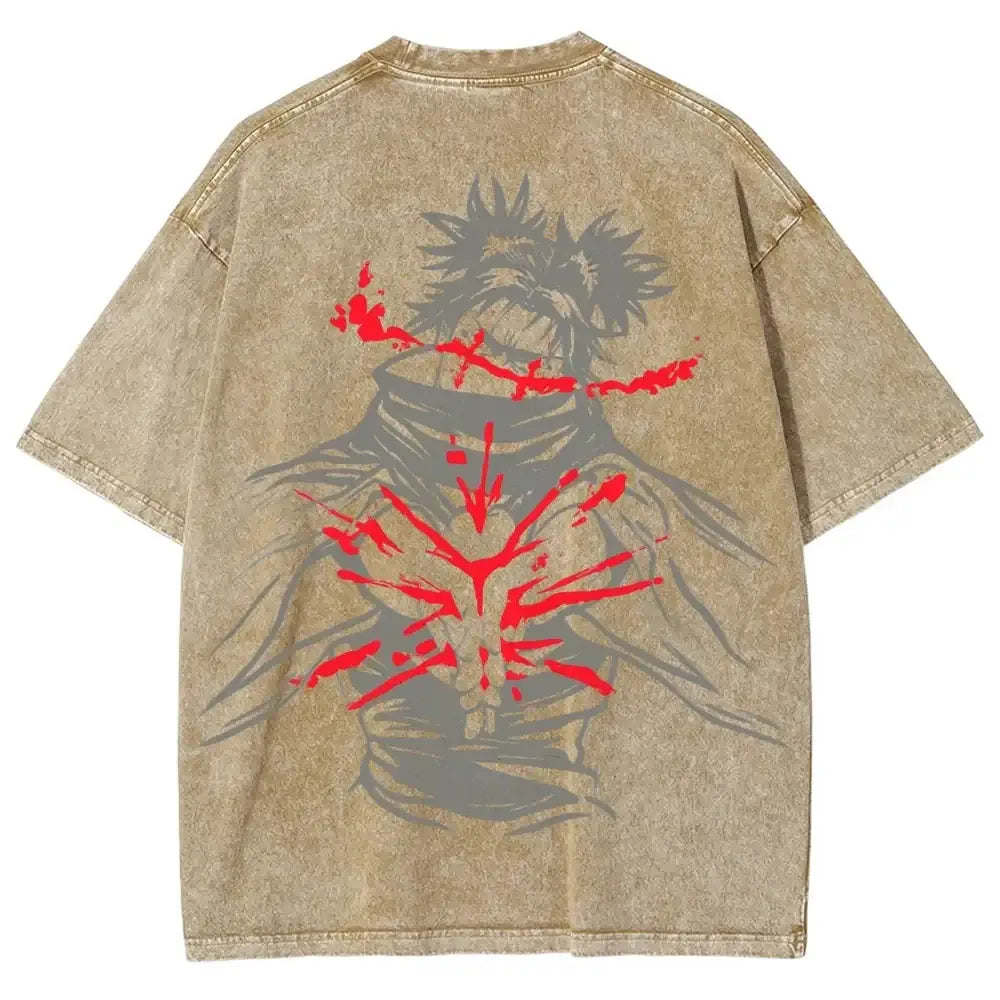 Jujutsu Kaisen CHOSO T-shirt Vintage Washed Anime (ONLINE ORDER ONLY)