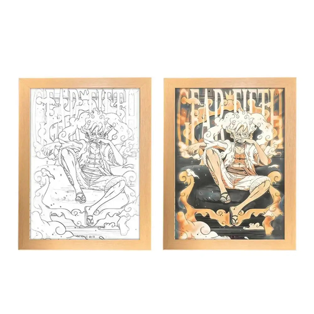 One Piece Photo Frame Night Light Luffy Zoro Christmas Gift (ONLINE ORDER ONLY)