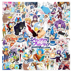 50pcs Anime Shangri-La Sticker Set for Laptop, Phone, Car, Scooter, Water Bottle, Stationery, Fridge (Online Order Only)