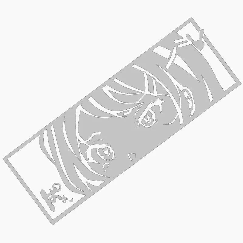 Anime Sticker For Car Stickers PVC Vinyl Decal Cute Girl Automobile Modification Window Bumper Decoration Interior Accessories (ONLINE ORDER ONLY)