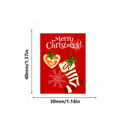 50-500pcs Christmas Theme Seal Labels Stickers Merry Christmas Stickers For DIY Gift Baking Package Envelope Stationery Decor (Online Order Only)