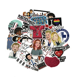 50/100PCS Pharmacist Horror Gothic Graffiti Mobile Phone Notebook Luggage Car Decoration Waterproof Sticker Toy Wholesale (Online Order Only)