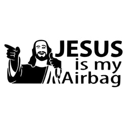 JESUS IS MY AIRBAG Vinyl Car Motorcycle Sticker Decals (Online Order Only)