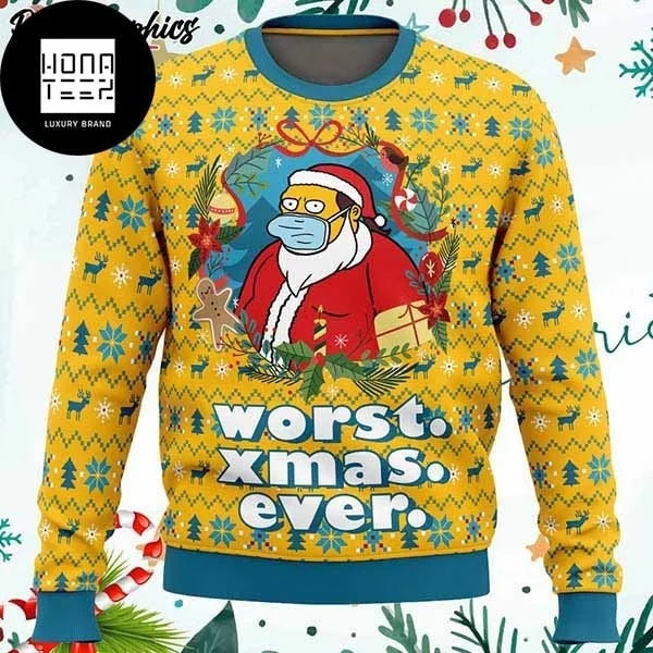Simpsons Ugly Christmas Sweater - Ho! Ho! Homer! (ONLINE ORDER ONLY)