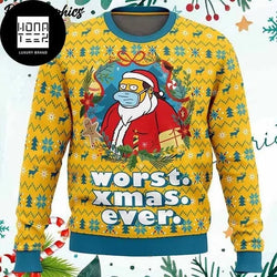 Simpsons Ugly Christmas Sweater - Ho! Ho! Homer! (ONLINE ORDER ONLY)