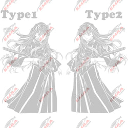 Anime For The Samurai Car Sticker Whole Body Auto Parts Personalized Decoration Sticker Prevent Bask In Waterproof Vinyl Decals (ONLINE ORDER ONLY)