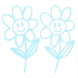 Flower Buds Car Sticker Plant Interior Decoration Rear View Mirror Fashion Stickers Creative Sport PVC Vinyl Decals (ONLINE ORDER ONLY)