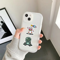 10/50Pcs Robot Graffiti Sticker Personality Cartoon Cute Child Sticker DIY Skateboard Luggage Sticker Wholesale (Online Order Only)