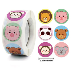 100-500pcs 1 inch Cat Sticker kids Reward Sticker Gift Decoration Label Teacher Encouragement Student Stationery Stickers (ONLINE ORDER ONLY)