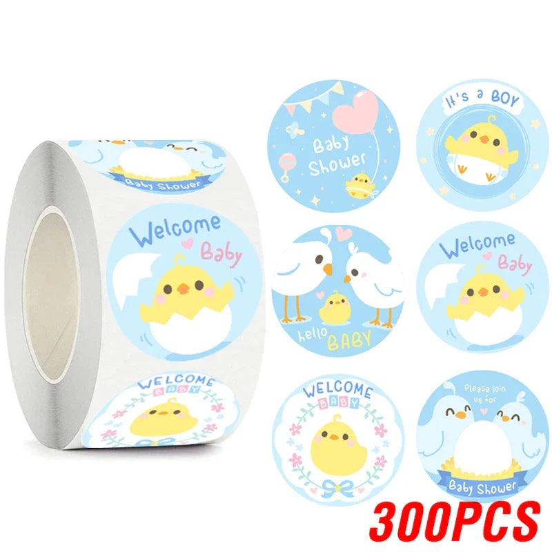 100-500pcs Kawaii Children Reward Stickers Creative School Supplies Cute Animal Encourage Sticker 2.5cm Circle Kids Toy Stickers (Online Order Only)