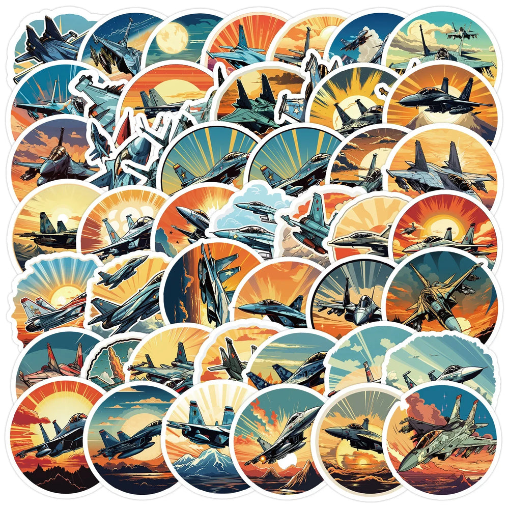 50Pcs Cartoon Fighter Series Graffiti Stickers for Helmet, Wall, DIY Decor (Online Order Only)