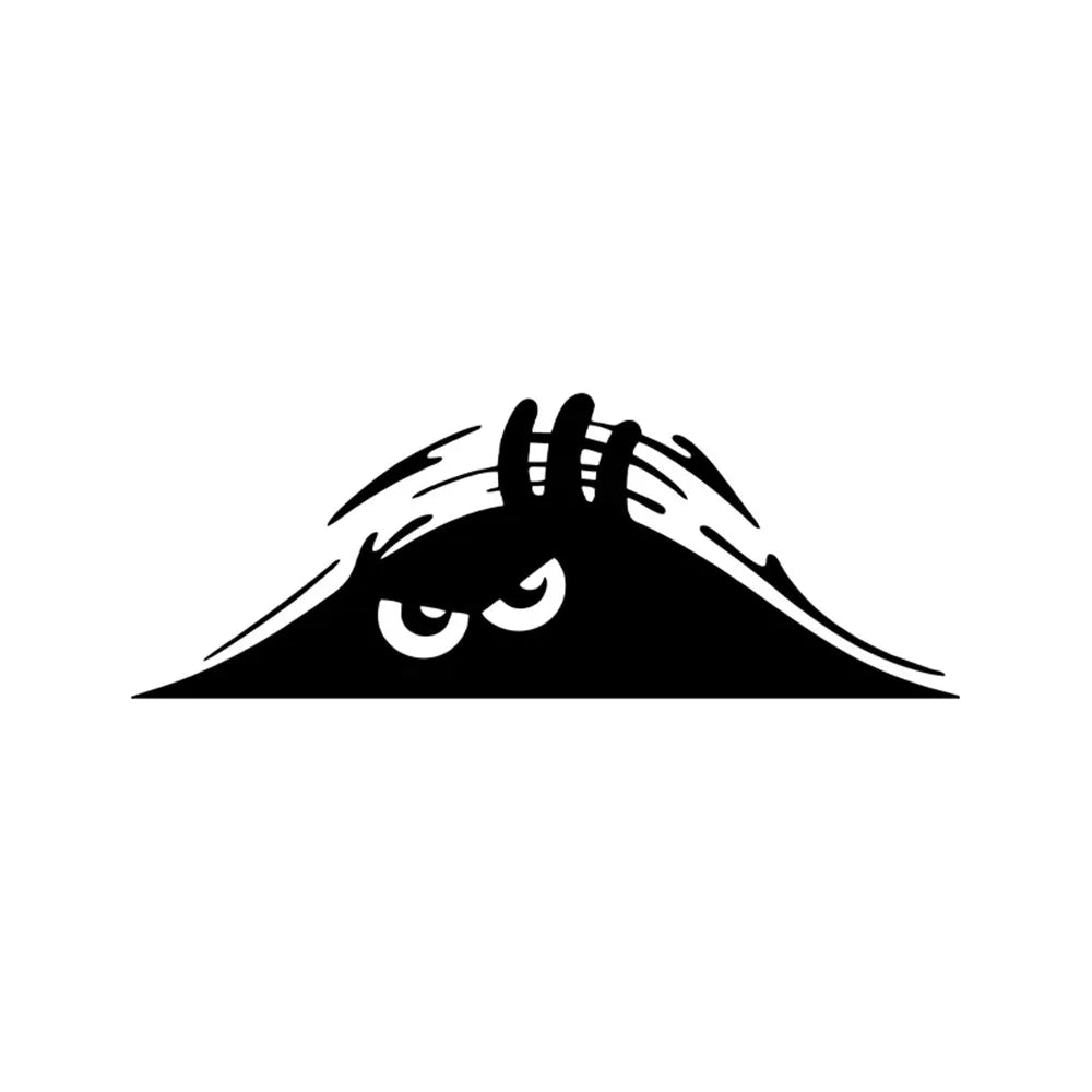 Dune Sand Monster Peeking Peering Car Sticker Creative Funny Vinyl Decal Sticker Trim Waterproof Car Sticker (ONLINE ORDER ONLY)