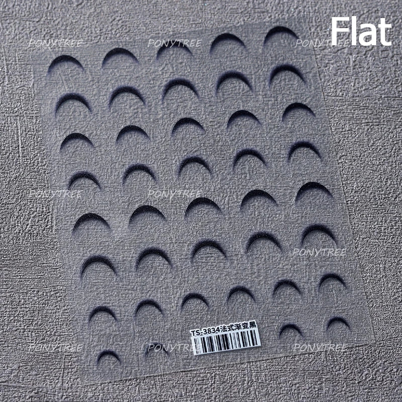 French Style Bronzing Arc Lava Metal Flow Curvy Delicate Punk Charming Self Adhesive Nail Art Stickers Manicure Decals Wholesale (Online Order Only)