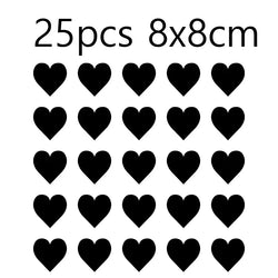 JDM Heart Car Stickers Window Bumper Exterior Accessories Car Modification Bodywork Styling Competition PVC Vinyl Decals (ONLINE ORDER ONLY)