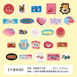 50Pcs/lot Ins Cute Bear Stickers Planner Journal Collage DIY idol card Decoration Material Scrapbook Sticker Kawaii Stationery (ONLINE ORDER ONLY)