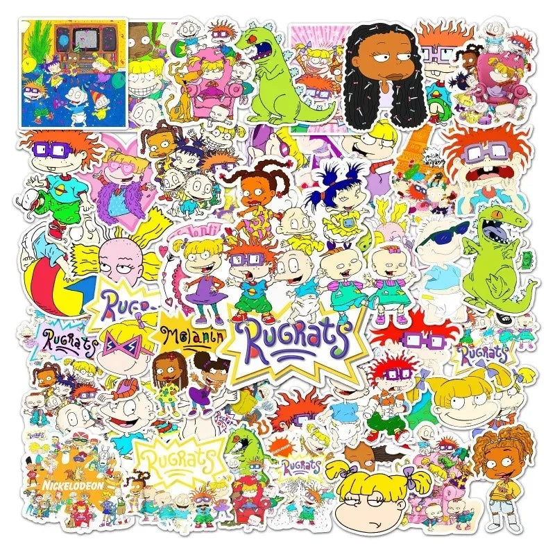 Rugrats Movie Stickers 50pcs - Laptop, Phone, Car, Water Bottle, Luggage Decor (ONLINE ORDER ONLY)