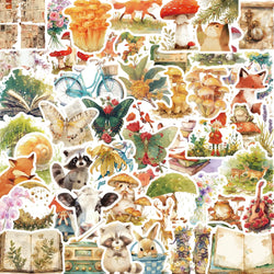 50pcs Cute Fairytale Animals Graffiti Stickers Cartoon DIY Skateboard Phone Case Laptop Waterproof Cool Sticker Decals Toy (ONLINE ORDER ONLY)