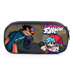 Children Friday Night Funkin Pencil Box Boys Girls Kids Anime Pencil Case Students Cartoon Pen Bags Teenagers Stationery Bags (Online Order Only)