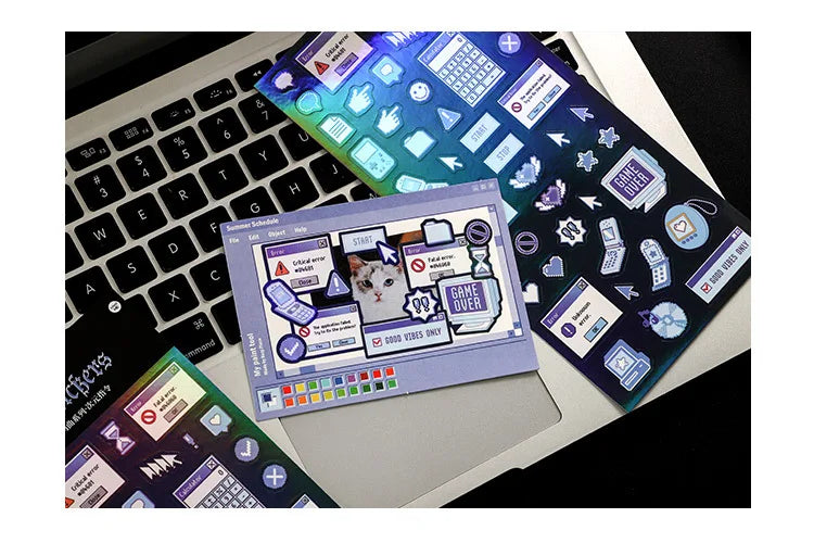 Korea Ins Sweet Love Chain Dialog Decorative Stickers Hand Account Idol Card DIY Material Sticker Personalized Kawaii Stationery (ONLINE ORDER ONLY)