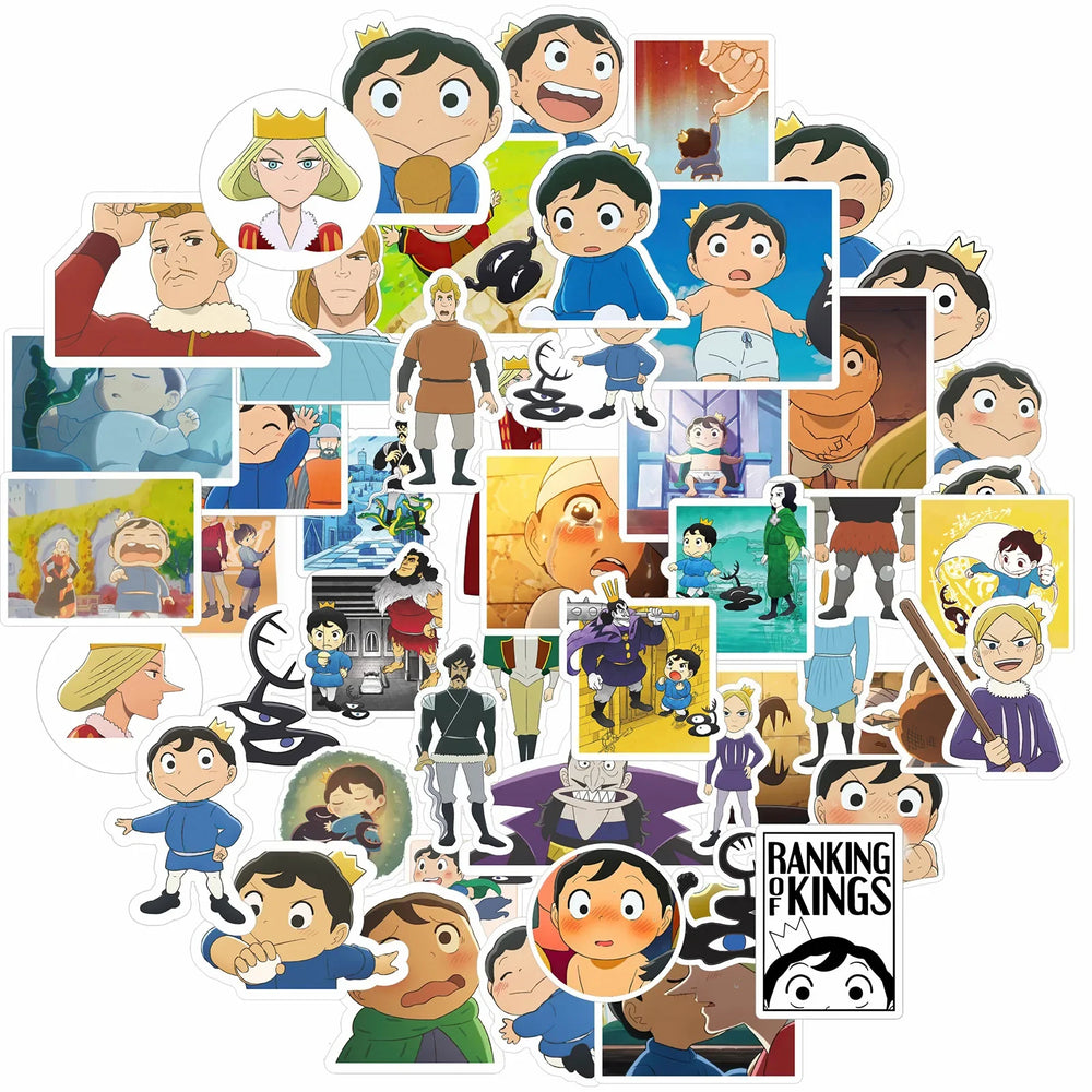 10/30/50PCS Ranking of Kings Stickers Funny Cartoon Sticker Caricature Decals Luggage Laptop Guitar Phone Car Bike Skateboard (ONLINE ORDER ONLY)