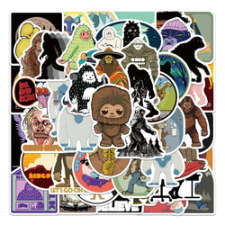 Anthropoid Cartoon Animal Meme Stickers for Luggage Laptop Phone Guitar Car Bike Toy (Online Order Only)