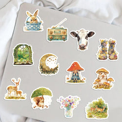 50pcs Cute Fairytale Animals Graffiti Stickers Cartoon DIY Skateboard Phone Case Laptop Waterproof Cool Sticker Decals Toy (ONLINE ORDER ONLY)