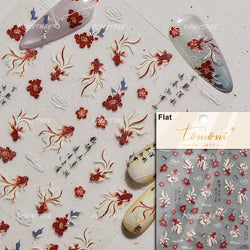Star Drift Bottle Current Bottle Jellyfish Marine Meteor Water Bubble Love Heart Self Adhesive Nail Art Stickers Manicure Decals (ONLINE ORDER ONLY)
