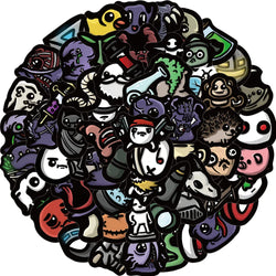 63pcs Brotato Game Desk Stickers Cartoon For Laptop Phone Guitar Luggage Waterproof Graffiti Vinyl Decals Kids Toys (ONLINE ORDER ONLY)