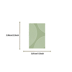 50pcs INS Style Sage Green Stickers for Laptop Scrapbook Notebook Wall Phone Diary Aesthetic Graffiti Waterproof Decoration Toys (ONLINE ORDER ONLY)