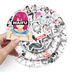 10/30/50/100PCS Anime Hentai Bunny Girl Waifu Sticker Packs (ONLINE ORDER ONLY)