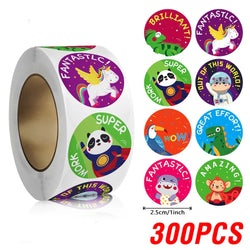 100-500pcs Reward stickers for Students Encourage Labels Scrapbooks Sticker for School Teacher Supplies Cute Self Adhesive Label (Online Order Only)