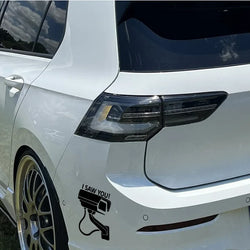 “I SAW YOU!”surveillance camera Stickers，funny stickers for cars trucks motorcycles and laptops！ (ONLINE ORDER ONLY)