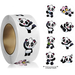 500pcs/Roll Cartoon Animal Stickers Anime Round Seal Diy Laptop Decals Stickers Cute Book Children Reward Kids Toy Gift (ONLINE ORDER ONLY)