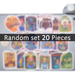 20/30/60Pieces Dark Humor Slogan Retro Gothic Fashion Poster Funny Stickers for Motorcycle Car Bike Luggage Phone Laptop Sticker (Online Order Only)