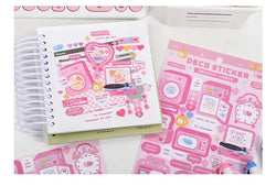Cute Sweet attack series Stickers Text Dialog Idol Card DIY Material Scrapbooking Decorative Sticker Personalized Stationery (ONLINE ORDER ONLY)