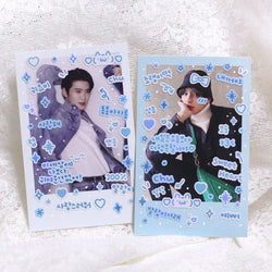 2pcs Cute Korean Alphabet Sticker Scrapbooking Idol DIY Album Decoration Sticker Aesthetic Personalized Ins Kawaii Stationery (ONLINE ORDER ONLY)