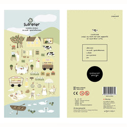Korean Import Original Suatelier Daily Stickers Scrapbooking Diy Journal Stationery Sticker Children Decor Art Supply (Online Order Only)