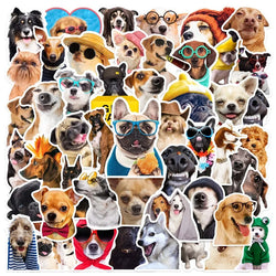 10/30/50PCS Cartoon Life Dog Children's PVC Sticker Aesthetic Decoration Scrapbooking Stationery School Supplies for Kids (ONLINE ORDER ONLY)