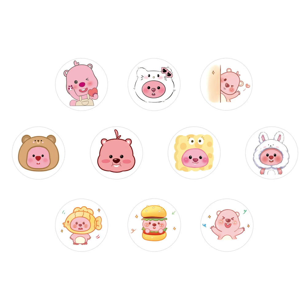 100-500pcs Cute Animal Stickers Children's Rewards Stickers Party Gifts Decorative Labels Scrapbook Stationery Stickers (ONLINE ORDER ONLY)