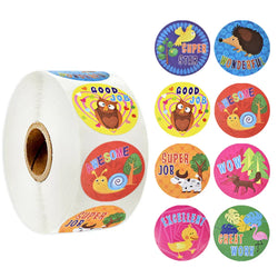 100-500pcs Kids Toy Stickers Animal Cartoon Stickers Various Cute Design Patterns School Teacher Reward Stickers (ONLINE ORDER ONLY)